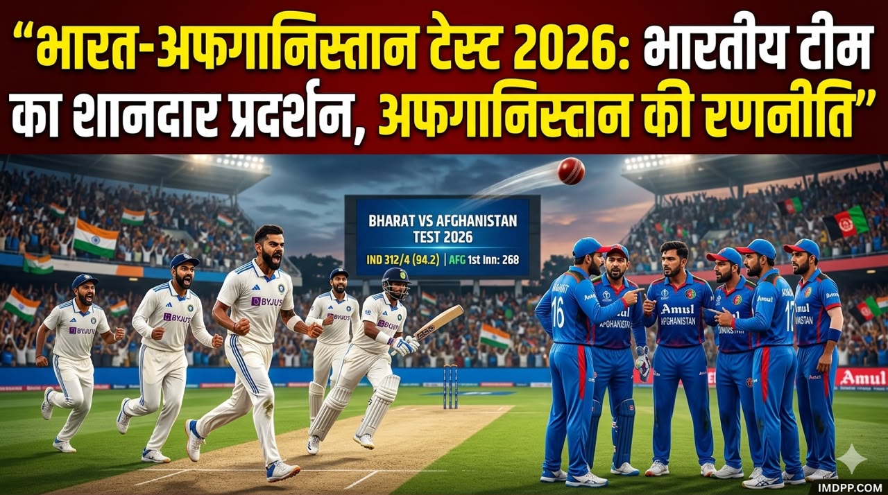 India vs Afghanistan 2026 Test Match Great cricket battle in Mullanpur, know the full story