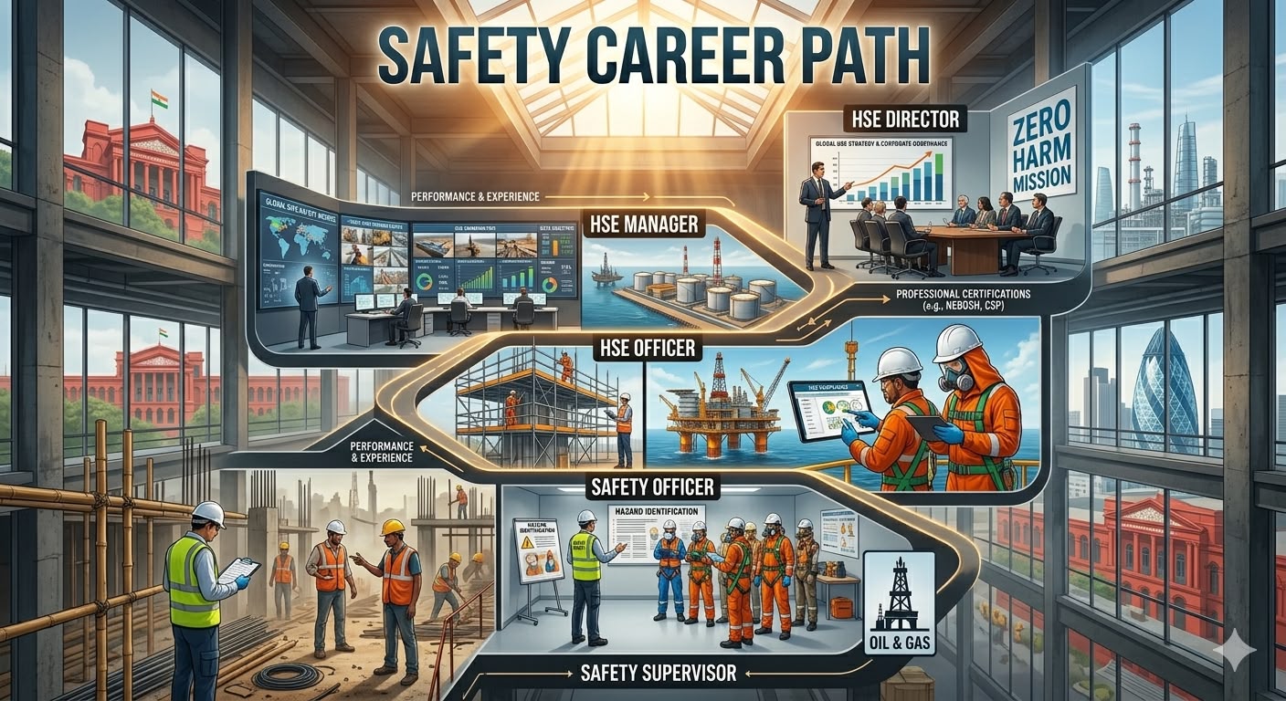 Job Difference of Safety Officer in India and Foreign Countries
