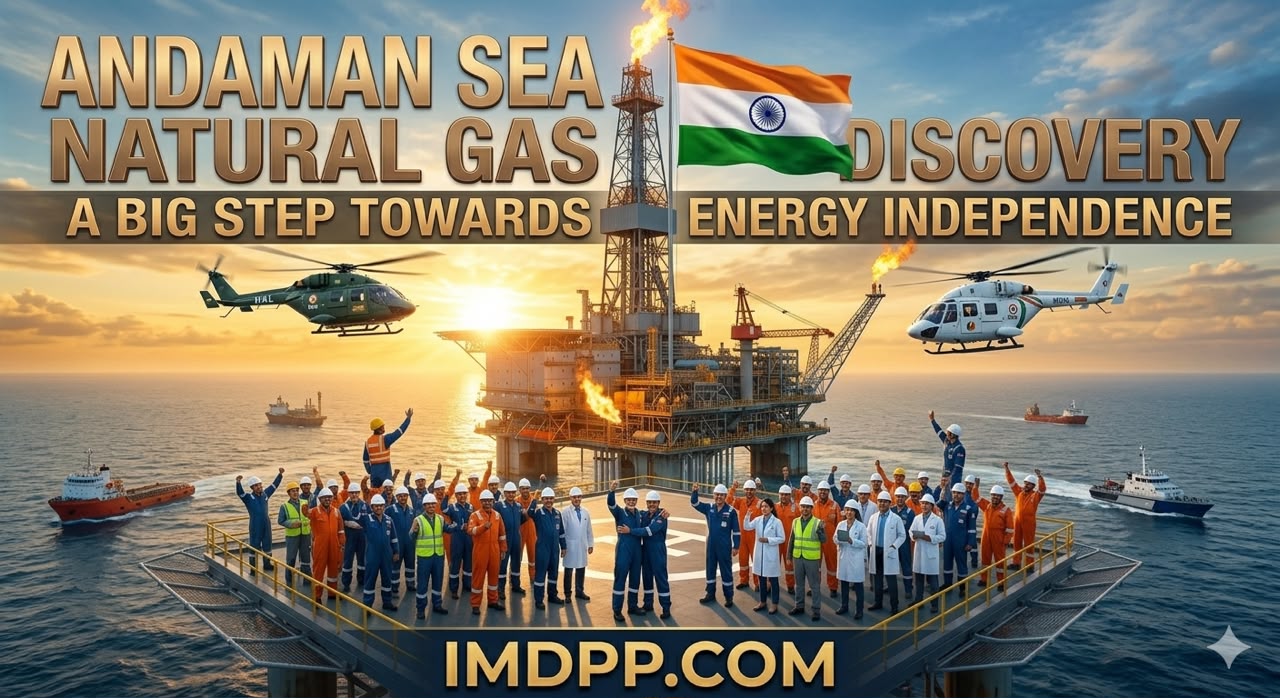 Natural gas discovery in the Andaman Sea A new avenue for India's energy future
