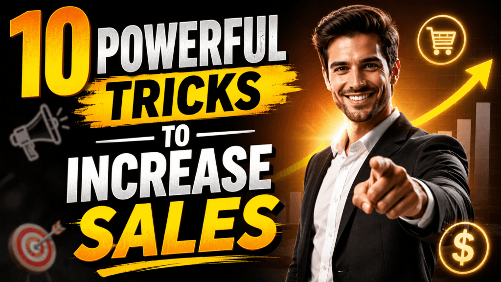 How to increase sales - 10 powerful tricks to increase sales