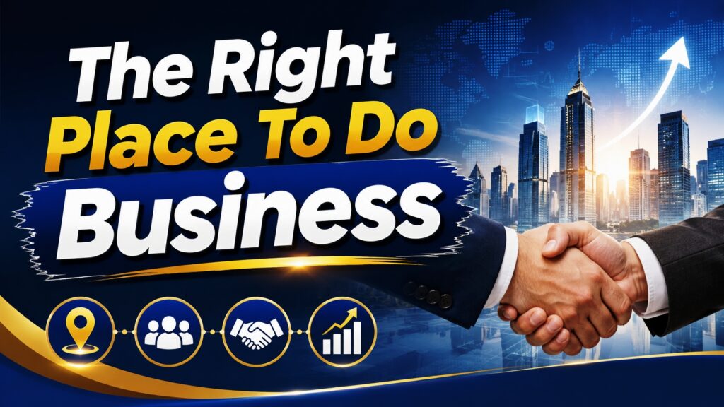 The Right Place To Do Business