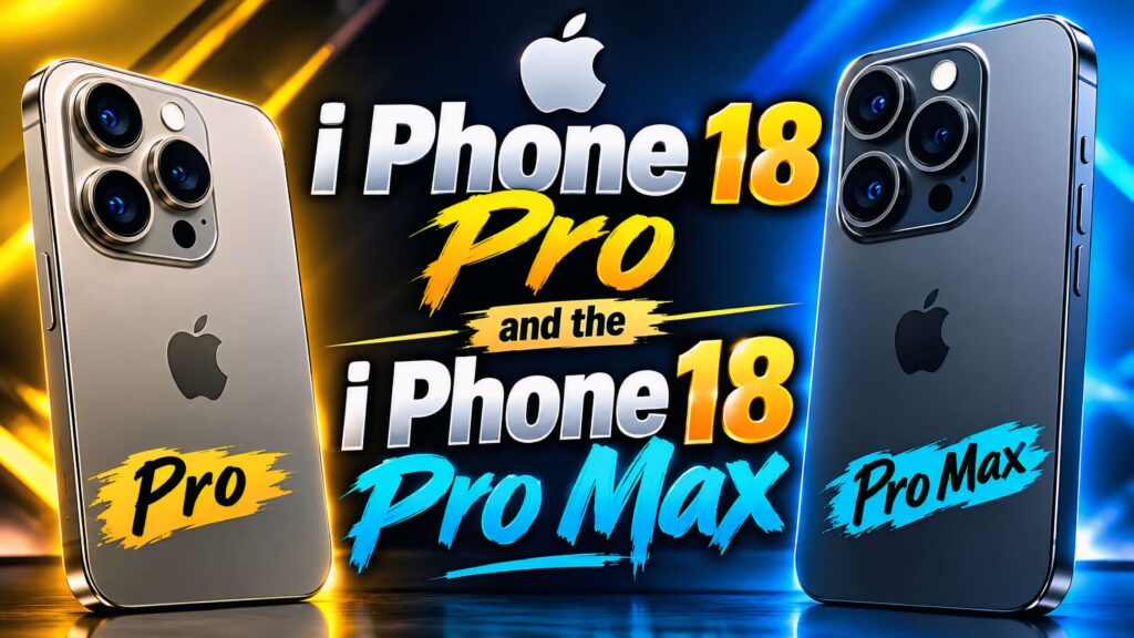 i Phone 18 Pro and the i Phone 18 Pro Max