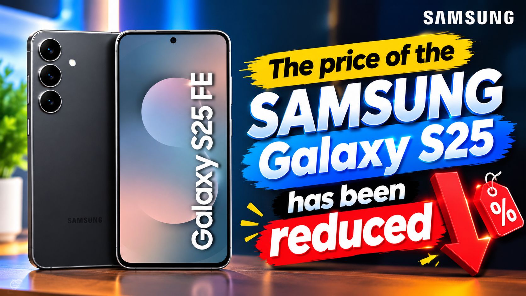 The price of the Samsung Galaxy S25 has been reduced,