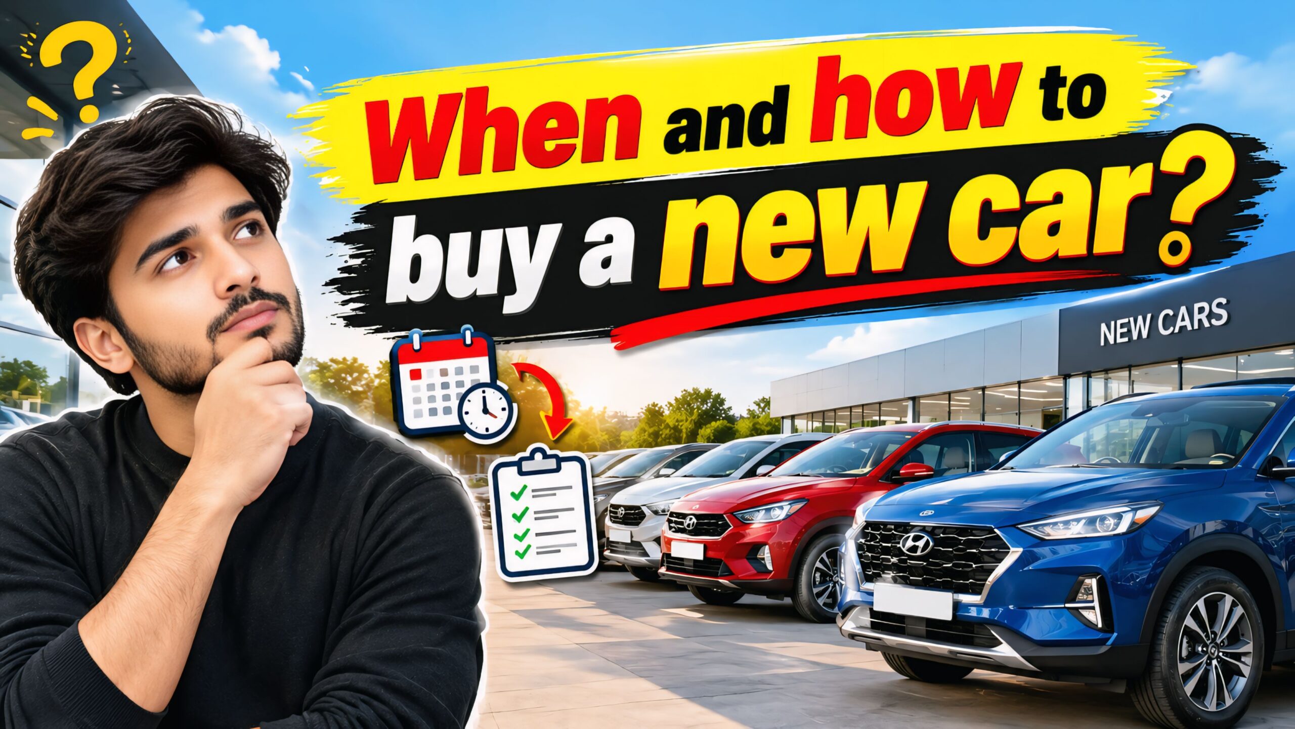 When and how to buy a new car